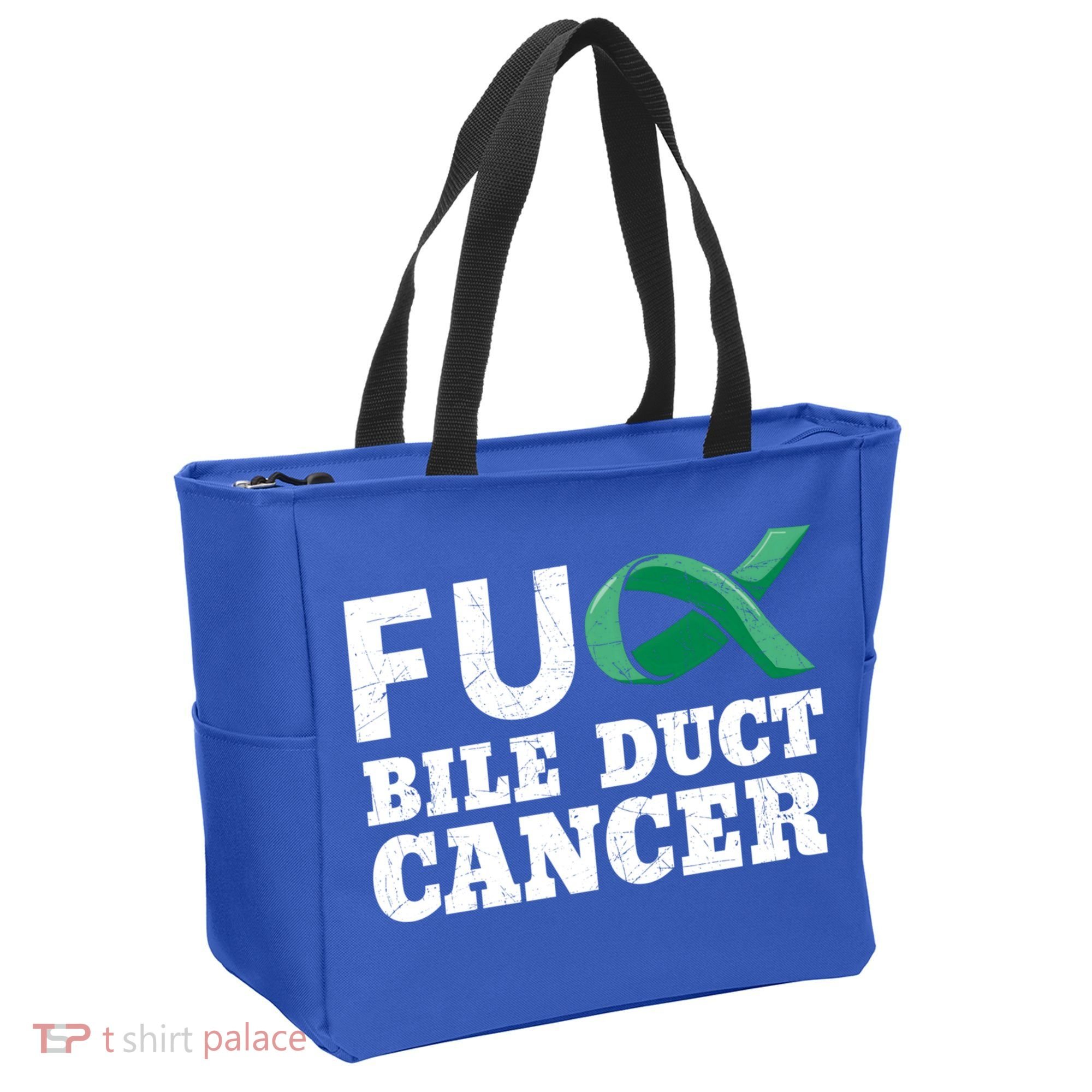 Bile Duct Cancer Awareness Warrior Cholangiocarcinoma Gift Funny Gift Tote Bag