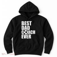 Best Dad Coach Ever Soccer Father Daddy Papa Soccer Coach Hoodie thumb 0
