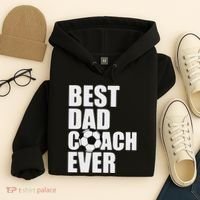 Best Dad Coach Ever Soccer Father Daddy Papa Soccer Coach Hoodie thumb 4