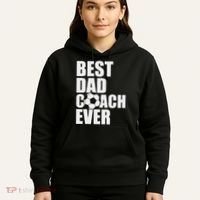 Best Dad Coach Ever Soccer Father Daddy Papa Soccer Coach Hoodie thumb 5