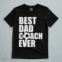 Best Dad Coach Ever Soccer Father Daddy Papa Soccer Coach T-Shirt thumb 5