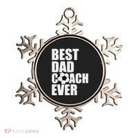 Best Dad Coach Ever Soccer Father Daddy Papa Soccer Coach Ornament thumb 0