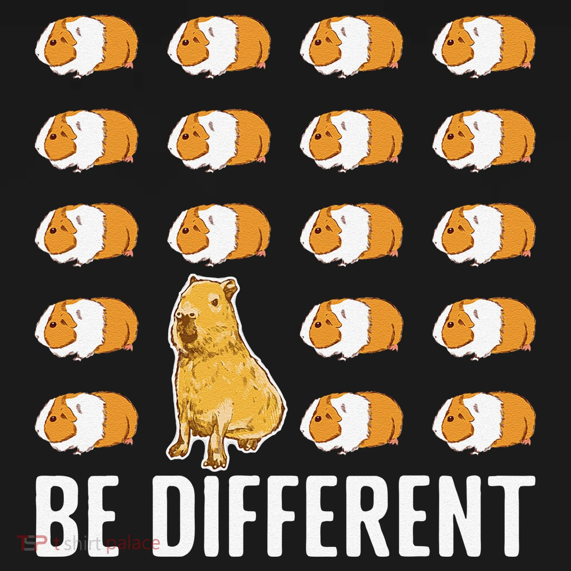 Be Different Capybaras Funny Rodent Capybara Doggie Tank