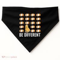 Be Different Capybaras Funny Rodent Capybara USA-Made Doggie Bandana thumb 0