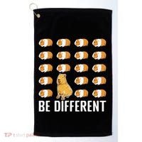 Be Different Capybaras Funny Rodent Capybara Golf Towel thumb 0