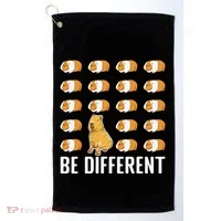 Be Different Capybaras Funny Rodent Capybara Golf Towel thumb 0