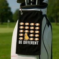 Be Different Capybaras Funny Rodent Capybara Golf Towel thumb 2