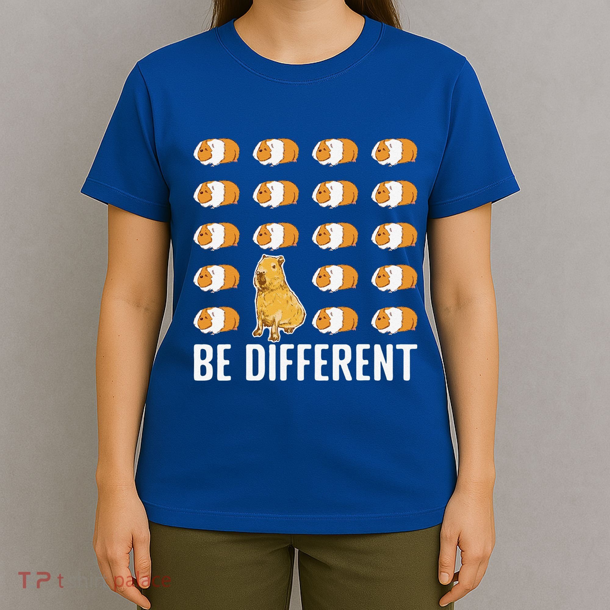 Be Different Capybaras Funny Rodent Capybara T-Shirt
