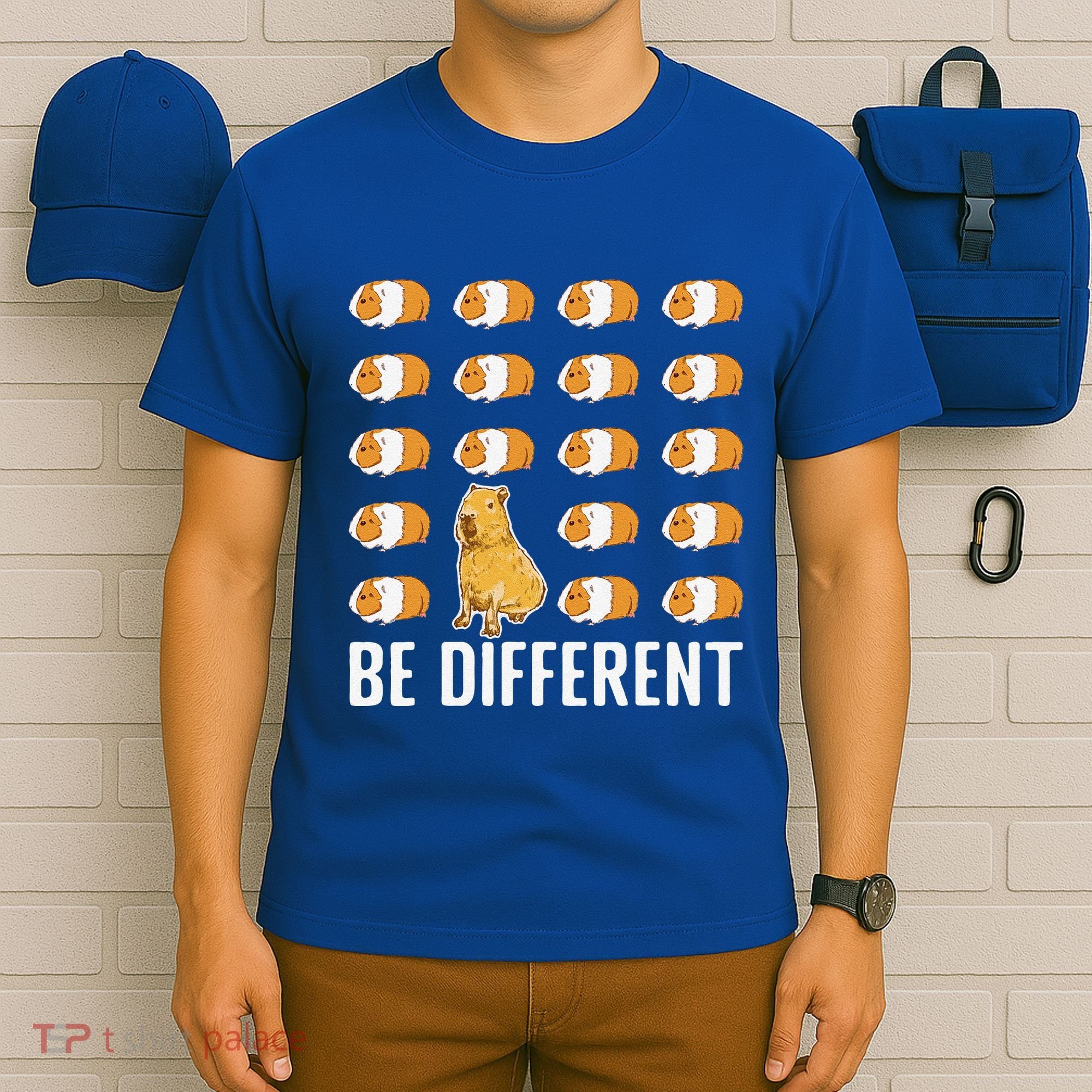 Be Different Capybaras Funny Rodent Capybara T-Shirt
