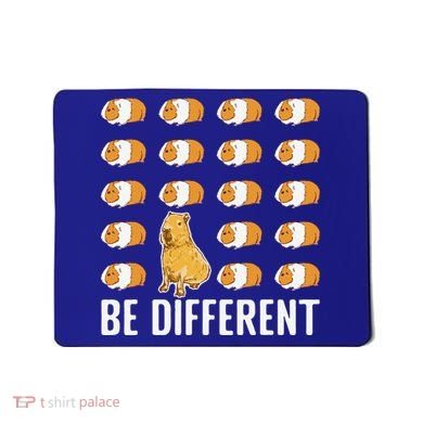 Be Different Capybaras Funny Rodent Capybara Mousepad