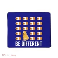 Be Different Capybaras Funny Rodent Capybara Mousepad thumb 0