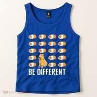 Be Different Capybaras Funny Rodent Capybara Tank Top thumb 2