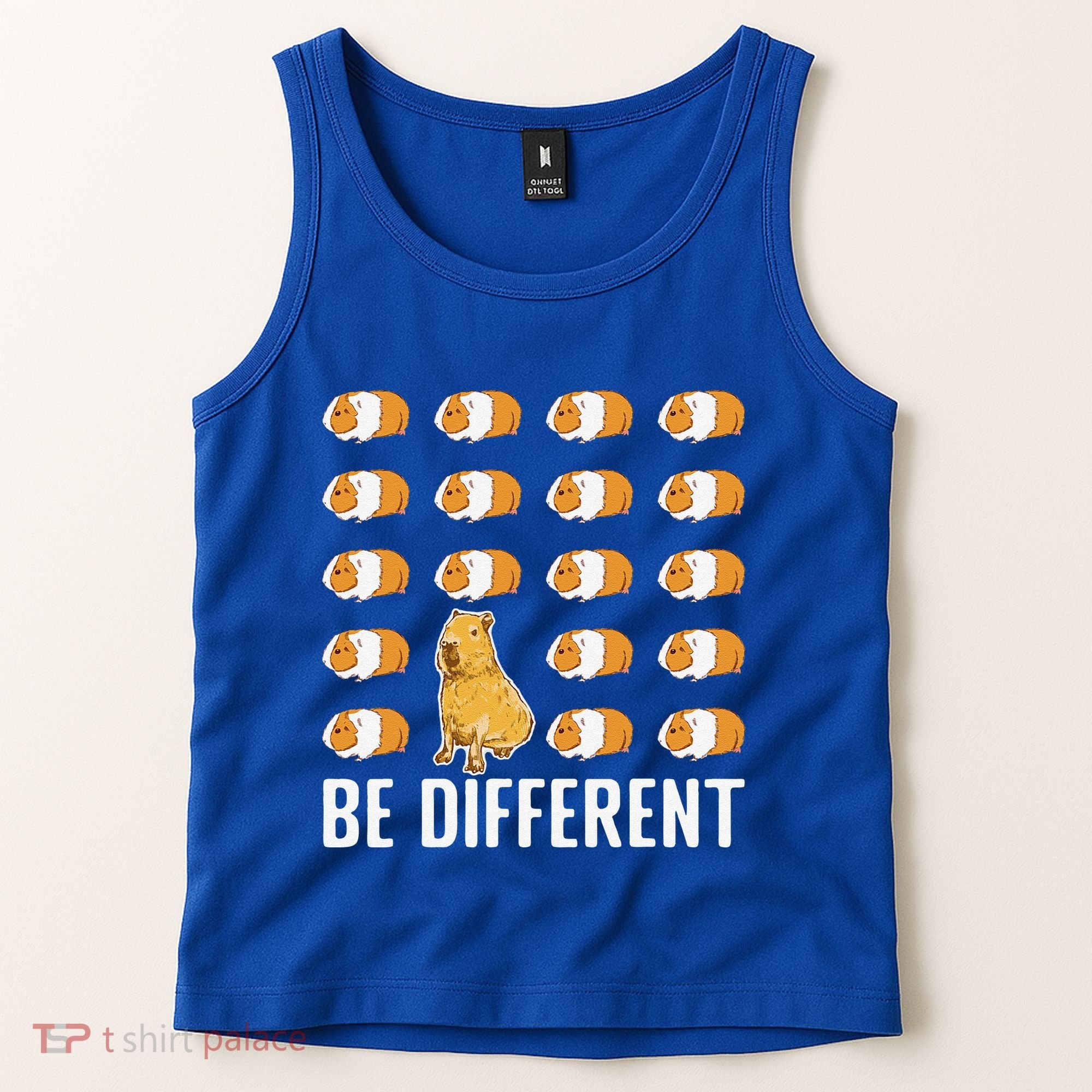 Be Different Capybaras Funny Rodent Capybara Tank Top