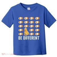 Be Different Capybaras Funny Rodent Capybara Toddler T-Shirt thumb 0