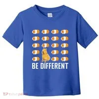 Be Different Capybaras Funny Rodent Capybara Toddler T-Shirt thumb 0