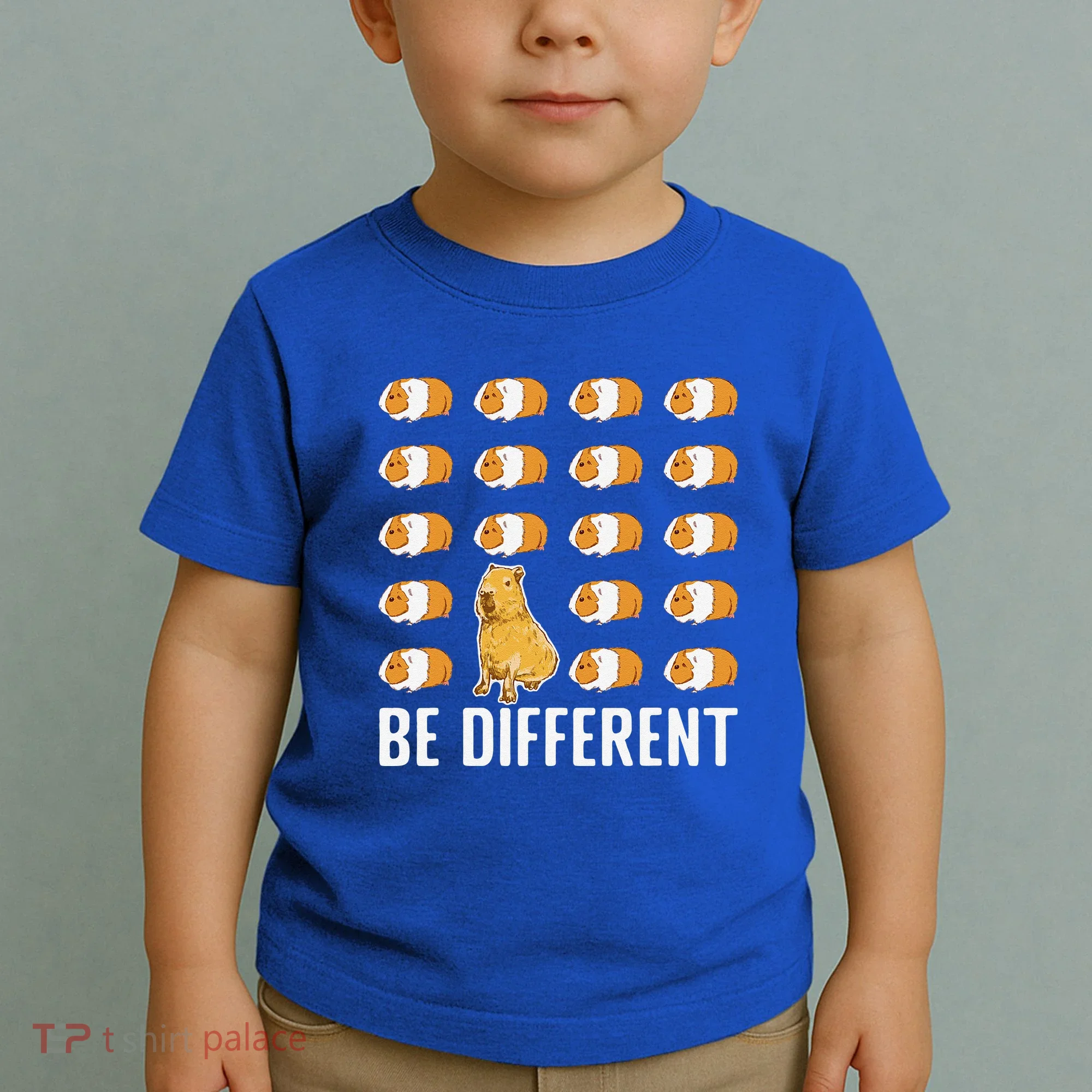 Be Different Capybaras Funny Rodent Capybara Toddler T-Shirt
