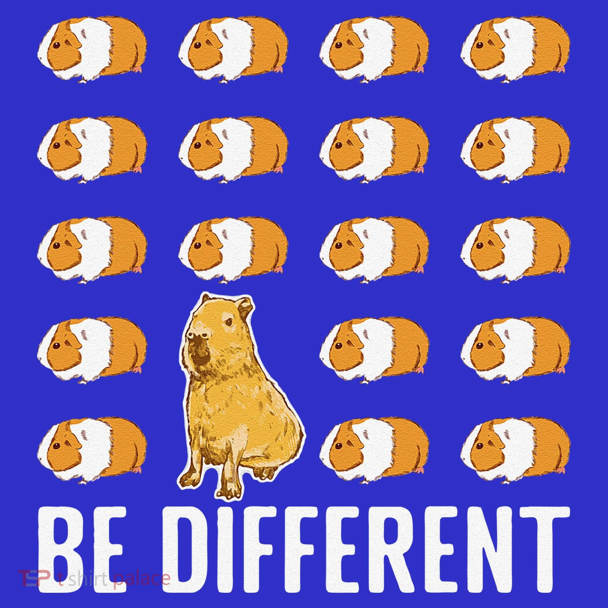 Be Different Capybaras Funny Rodent Capybara Toddler T-Shirt