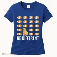 Be Different Capybaras Funny Rodent Capybara Women's T-Shirt thumb 0