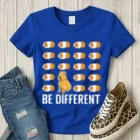 Be Different Capybaras Funny Rodent Capybara Women's T-Shirt thumb 3