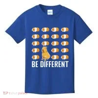 Be Different Capybaras Funny Rodent Capybara Kids T-Shirt thumb 0