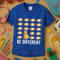 Be Different Capybaras Funny Rodent Capybara Kids T-Shirt thumb 3
