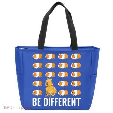 Be Different Capybaras Funny Rodent Capybara Tote Bag