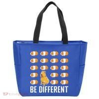 Be Different Capybaras Funny Rodent Capybara Tote Bag thumb 0