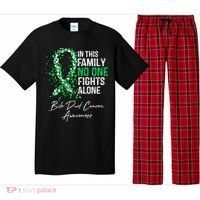 Bile Duct Cancer Awareness This Family No One Fights Alone Gift Pajama Set thumb 0