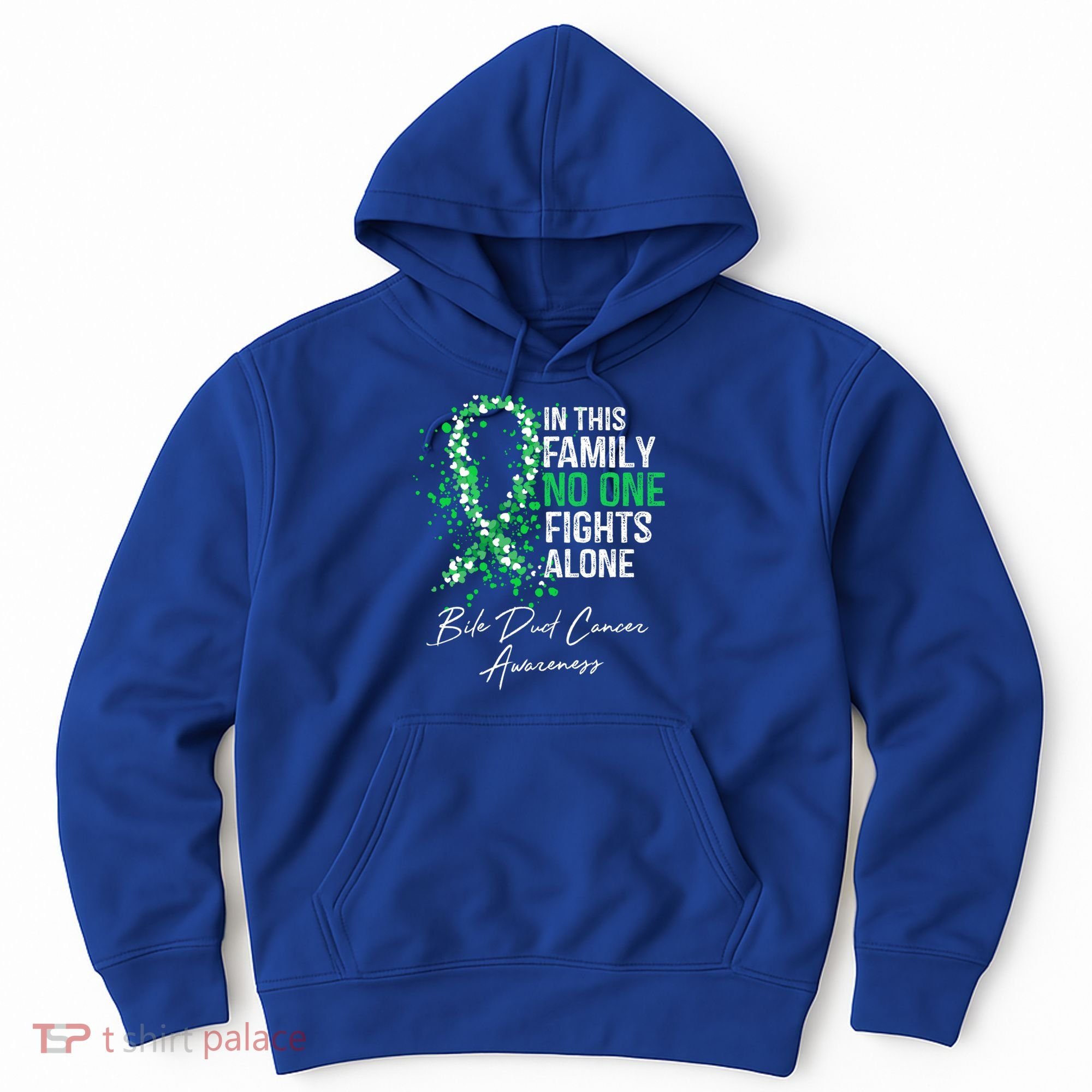 Bile Duct Cancer Awareness This Family No One Fights Alone Gift Hoodie