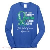 Bile Duct Cancer Awareness This Family No One Fights Alone Gift Long Sleeve Shirt thumb 0