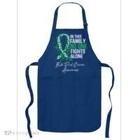 Bile Duct Cancer Awareness This Family No One Fights Alone Gift Apron thumb 0