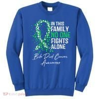 Bile Duct Cancer Awareness This Family No One Fights Alone Gift Sweatshirt thumb 0