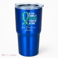 Bile Duct Cancer Awareness This Family No One Fights Alone Gift Tumbler thumb 0