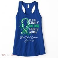 Bile Duct Cancer Awareness This Family No One Fights Alone Gift Women's Tank Top thumb 0