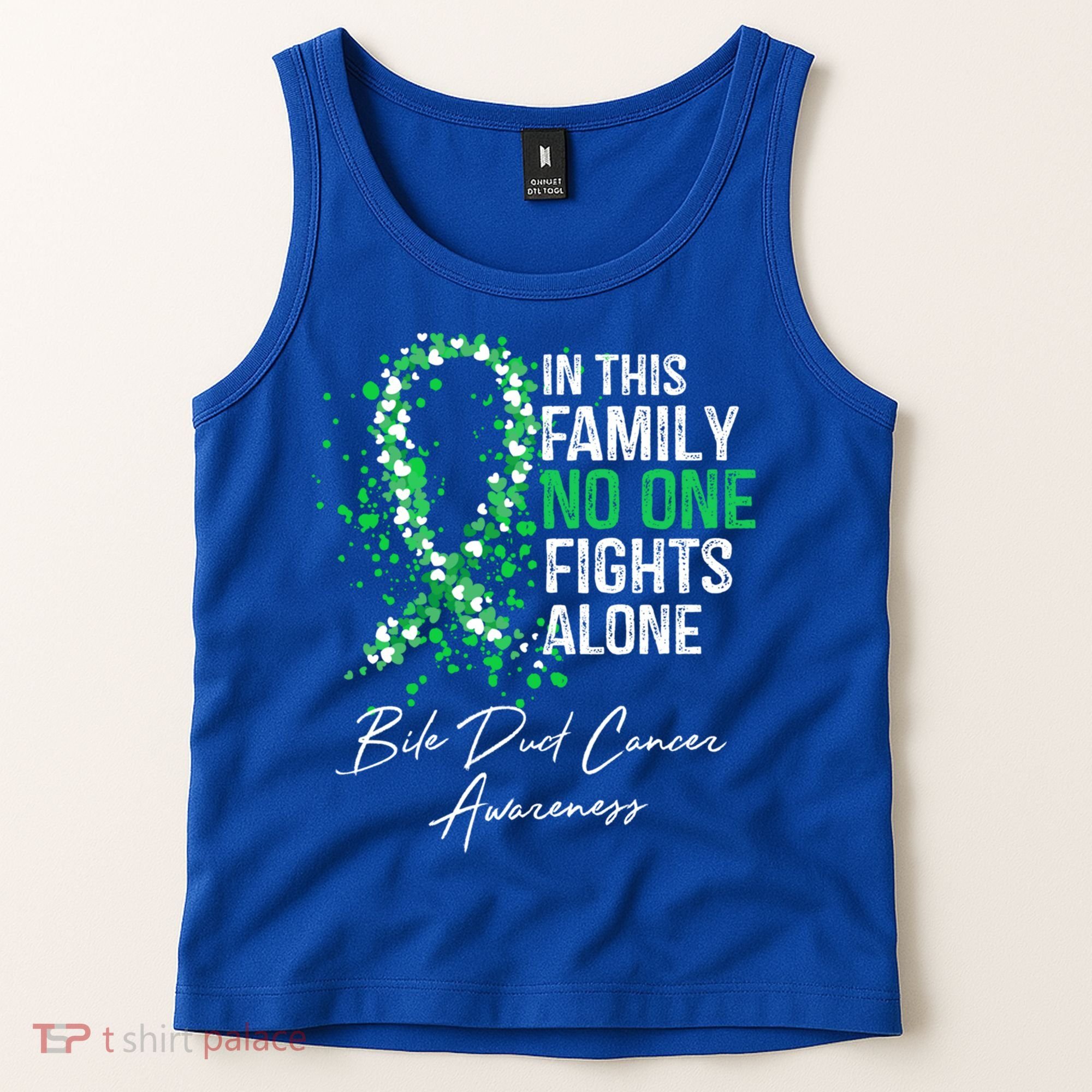 Bile Duct Cancer Awareness This Family No One Fights Alone Gift Tank Top