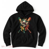 Baseball Drip Camo Baseball Bats Sports Cool Game Day Hoodie thumb 0