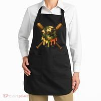 Baseball Drip Camo Baseball Ice Cream Dripping Game Day Apron thumb 2