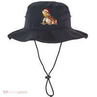 Bearded Dragon Christmas Lights Bearded Dragon Lover Xmas Bucket Hat thumb 0