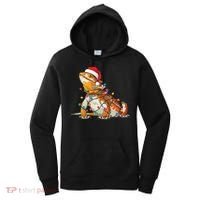 Bearded Dragon Christmas Lights Bearded Dragon Lover Xmas Women's Hoodie thumb 0