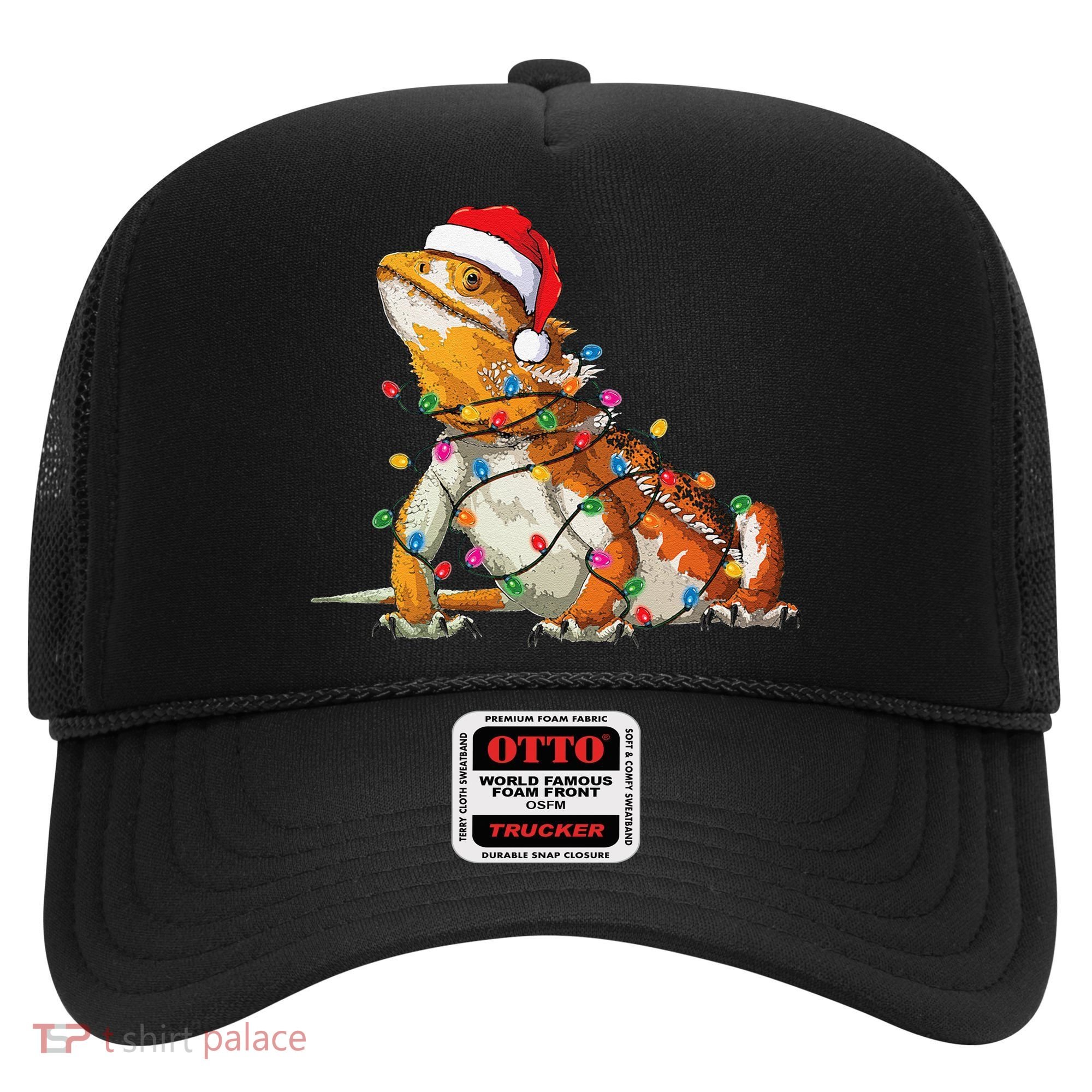 Bearded Dragon Christmas Lights Bearded Dragon Lover Xmas Hat