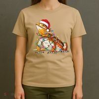 Bearded Dragon Christmas Lights Bearded Dragon Lover Xmas T-Shirt thumb 4