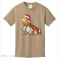 Bearded Dragon Christmas Lights Bearded Dragon Lover Xmas Kids T-Shirt thumb 0