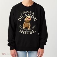 Bearded Dragon Clothes Pogona Barbata Lizard Women's Sweatshirt thumb 0