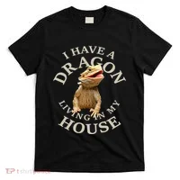 Bearded Dragon Clothes Pogona Barbata Lizard T-Shirt thumb 0