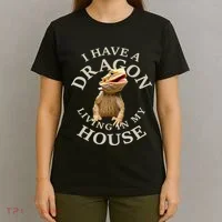 Bearded Dragon Clothes Pogona Barbata Lizard T-Shirt thumb 4