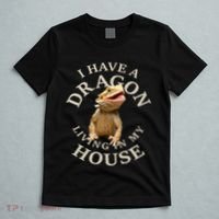 Bearded Dragon Clothes Pogona Barbata Lizard T-Shirt thumb 5