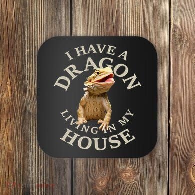Bearded Dragon Clothes Pogona Barbata Lizard Coaster