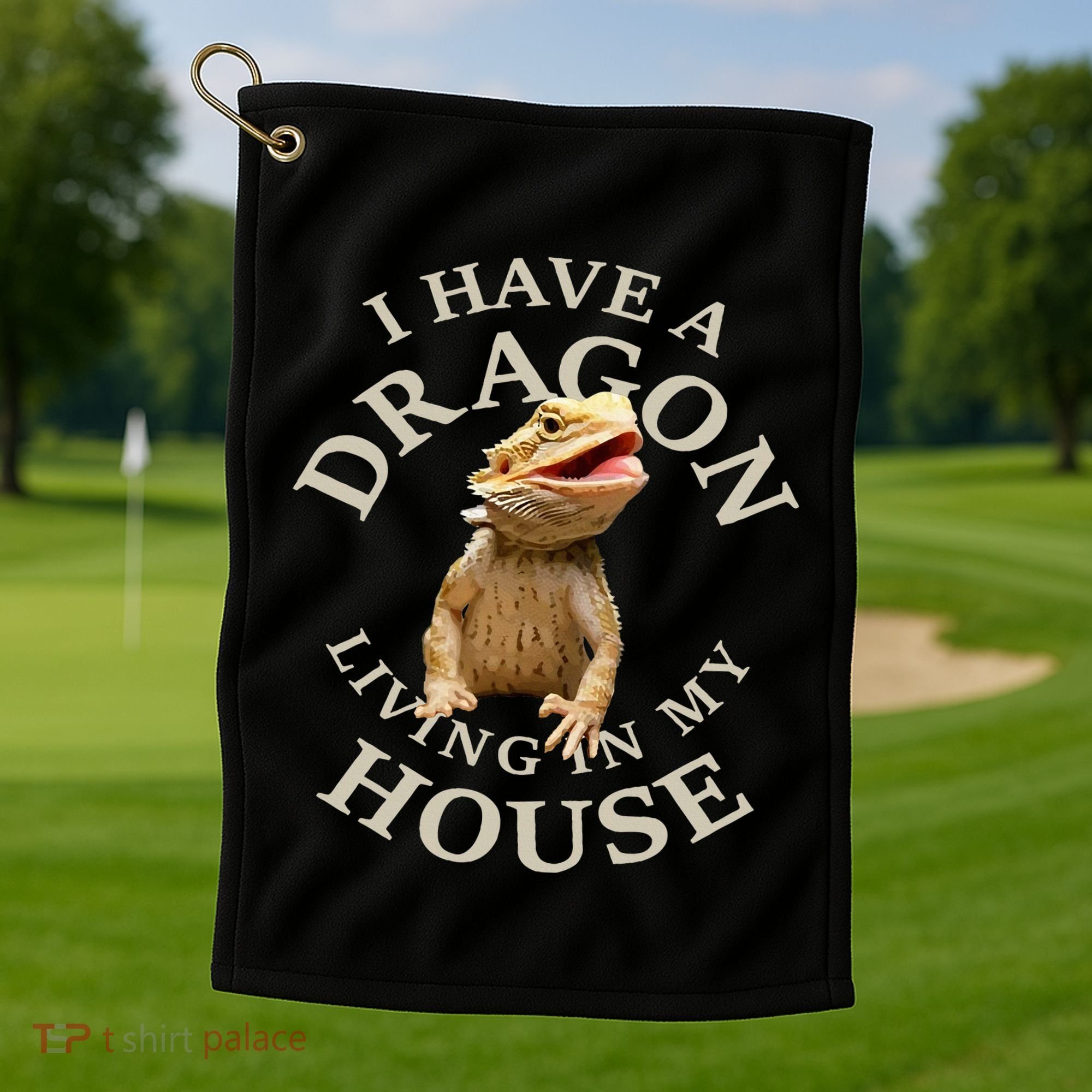 Bearded Dragon Clothes Pogona Barbata Lizard Golf Towel