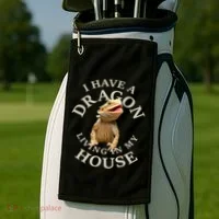 Bearded Dragon Clothes Pogona Barbata Lizard Golf Towel thumb 2