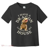 Bearded Dragon Clothes Pogona Barbata Lizard Toddler T-Shirt thumb 0